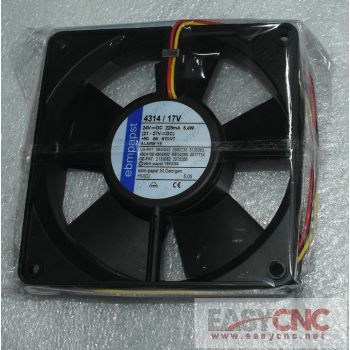 4314 /17V EBMPAPST FAN NEW AND ORIGINAL