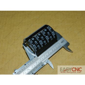 670UF450VDC Hitachi capacitor 40*52mm used