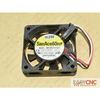 A90L-0001-0511 9WF0624H7D03 Sanyo fan with Fanuc black connectors new