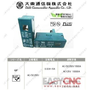 A60L-0001-0245/GP32 Fanuc fuse daito GP32 3.2A new