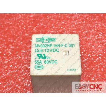 MV002-1AH-F-C 001 12VDC Songchuan realy used