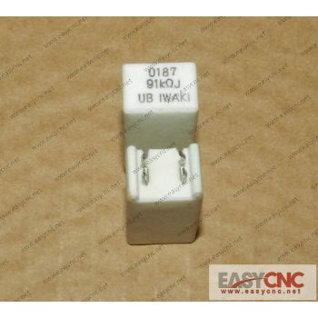 A40L-0001-0187#91KRJ Fanuc Resistor 0187 91KRJ used