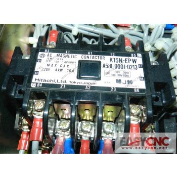 A58L-0001-0213 Fanuc AC MAGNETIC CONTACTOR K15N-EPW used